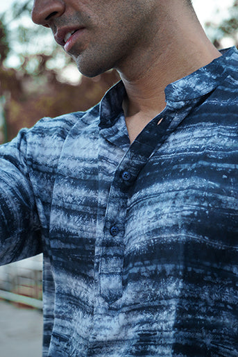 Modal Self-Designed Tie Dye Short Kurta