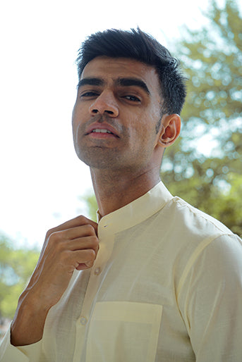 Cotton Linen Regular Fit Solid Shirt