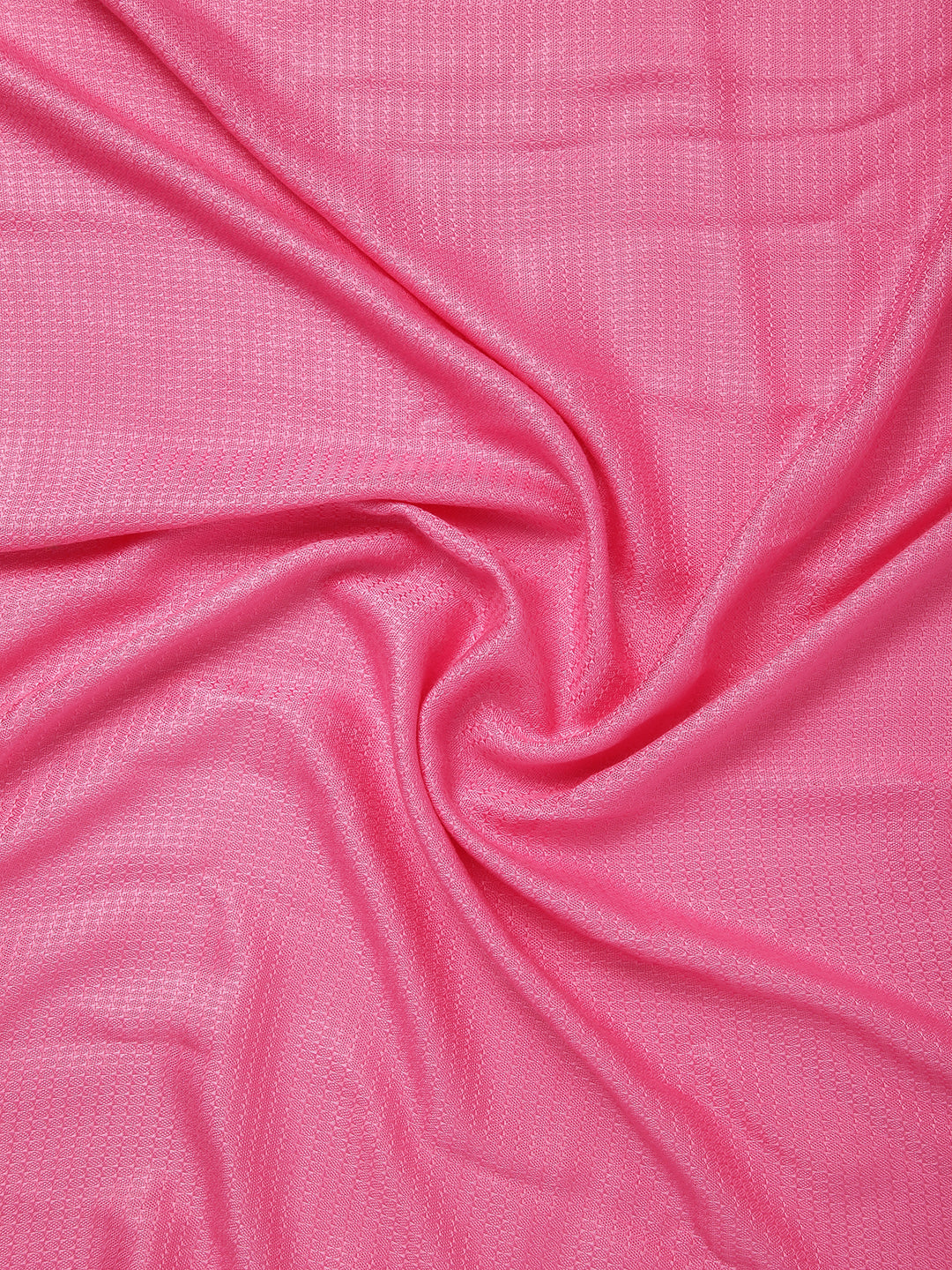 Pink Self-Designed Viscose Unisex Scarf