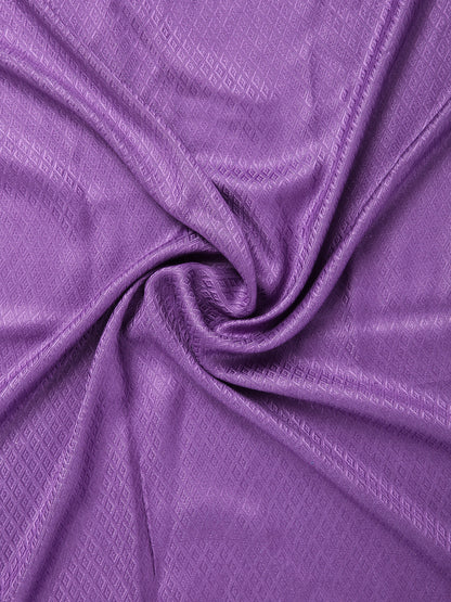 Violet Self-Designed Viscose Unisex Scarf