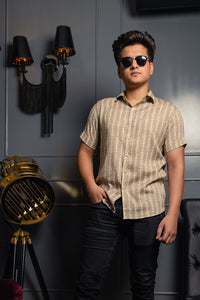 Vertical Branches Premium Rayon Slim Fit Unisex Shirt