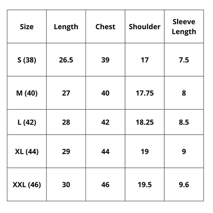 Arrow slim fit shirt size deals chart